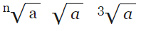 mathematical notation for square root in following XML example